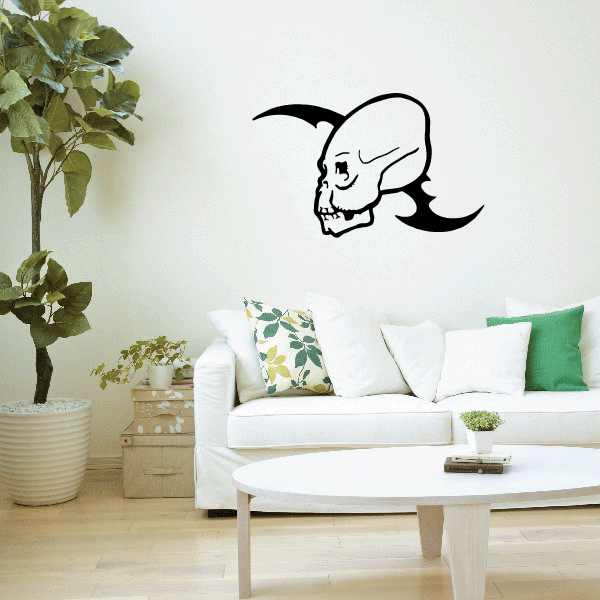 Image of Tribal Skull Decals