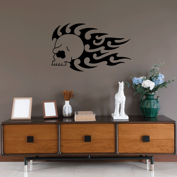 Image of Tribal Skull Decals