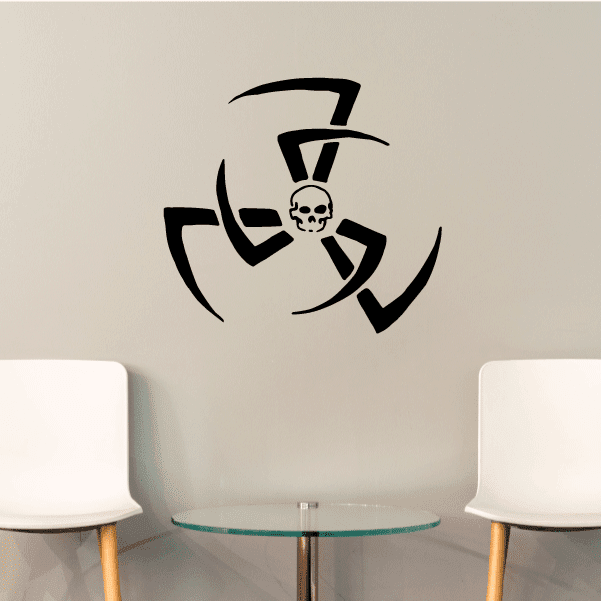 Image of Tribal Skull Decals