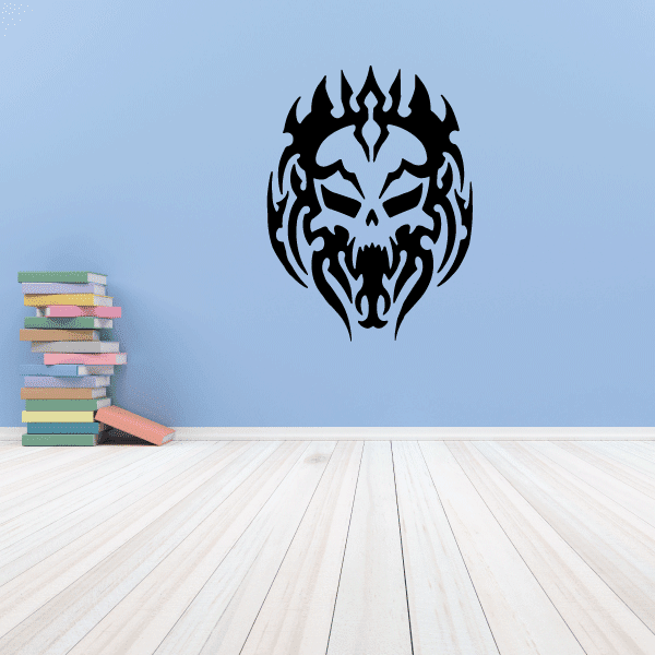 Image of Tribal Skull Decals