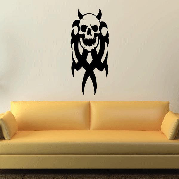 Image of Tribal Skull Decals