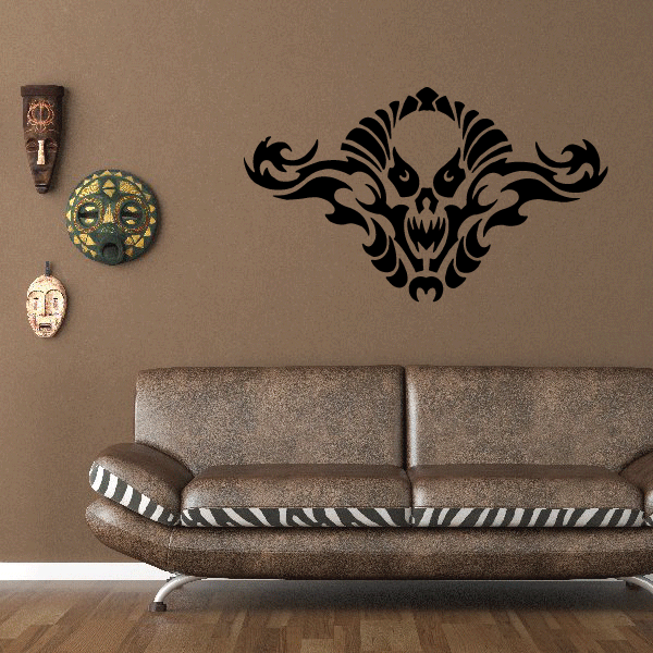 Image of Tribal Skull Decals