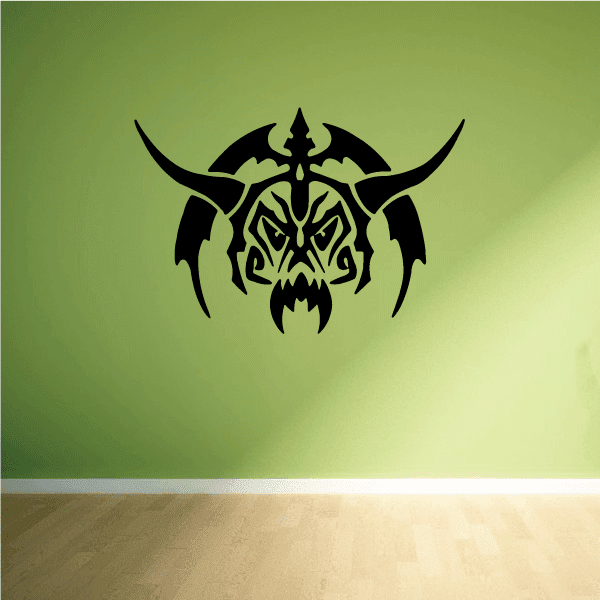 Image of Tribal Skull Decals