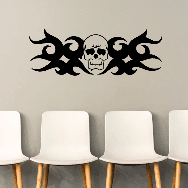 Image of Tribal Skull Decals