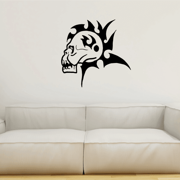 Image of Tribal Skull Decals