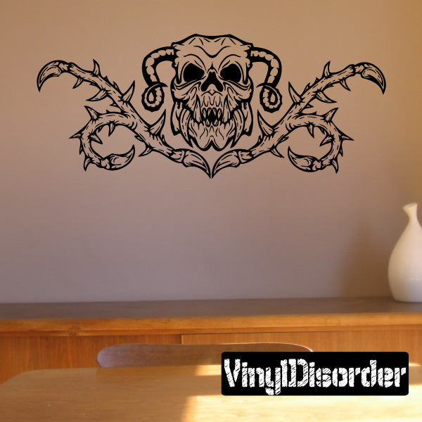 Image of Tribal Skull Decals