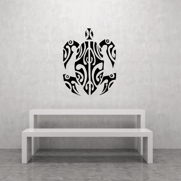 Image of Tribal Style Sea Turtle Decal