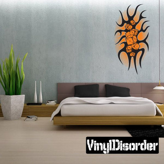 Image of Tribal Tattoos Wall Decal - Vinyl Sticker - Car Sticker - Die Cut Sticker - DC 028