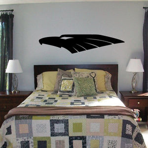 Tribal vehicle pinstripe vinyl decal in black, featuring sweeping stripe silhouette.