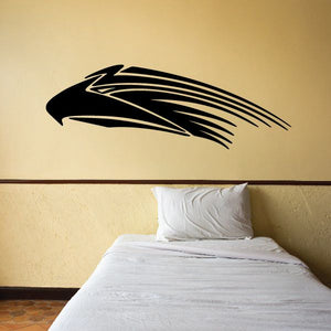 Tribal vehicle pinstripe vinyl decal, black graphic with racing stripe lines