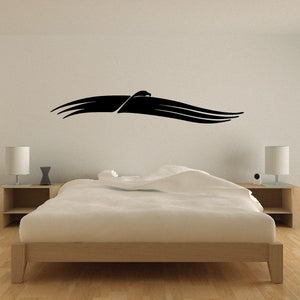 Black tribal pinstripe vehicle vinyl decal