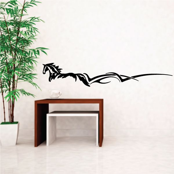 Image of Tribal Wind Horse Decal