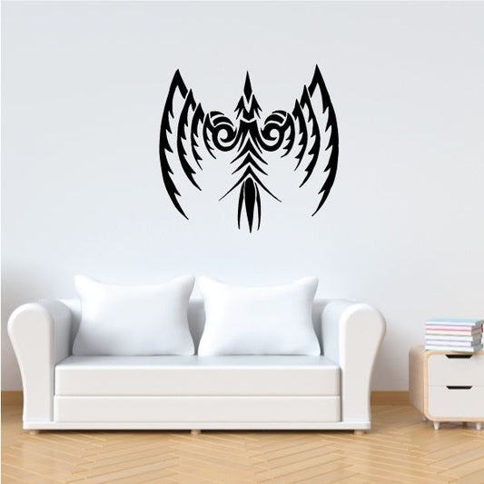 Image of Tribal Wing Spread Eagle Decal