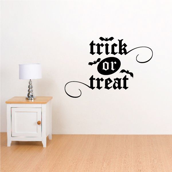 Image of Trick or Treat Bats Decal