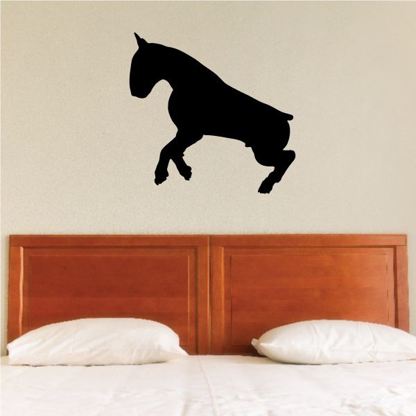 Image of Trotting Bull Terrier Decal