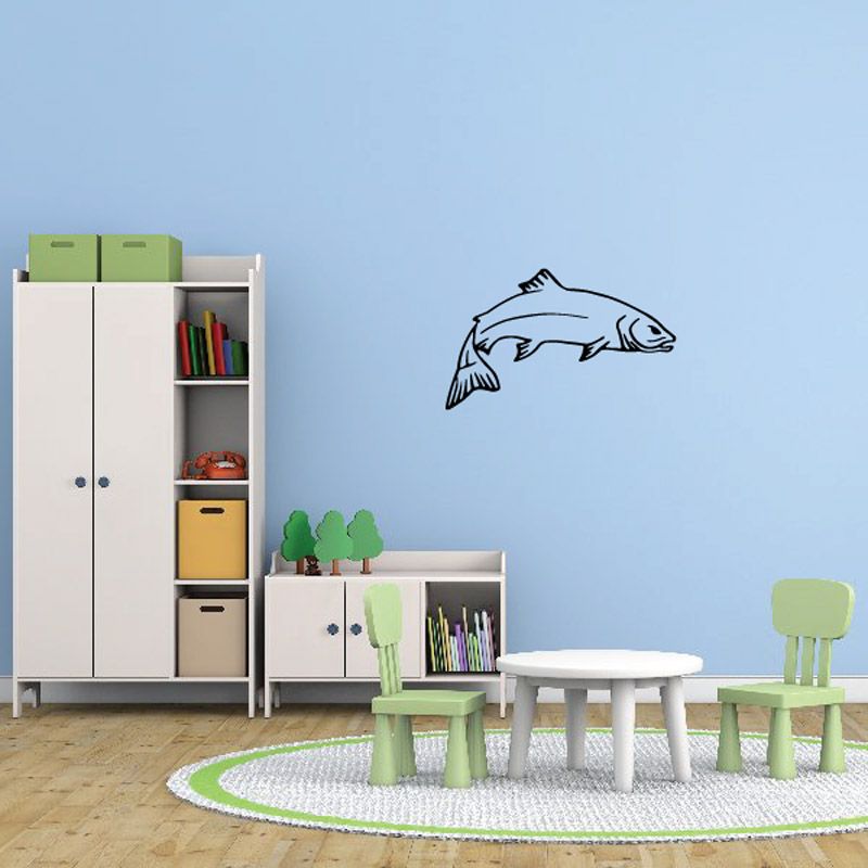 Image of Trout Wall Decal - Vinyl Decal - Car Decal - DC166