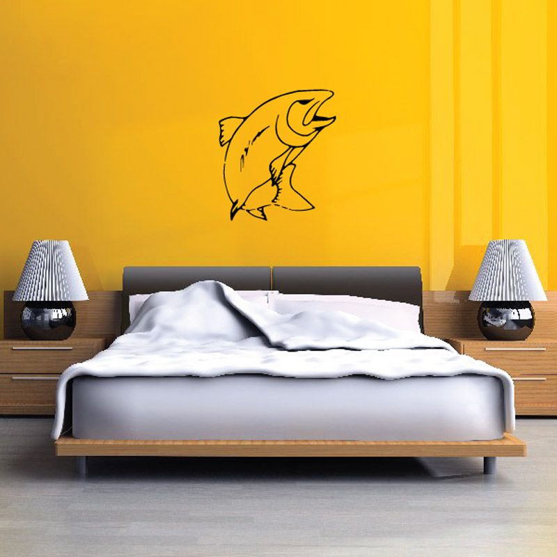 Image of Trout Wall Decal - Vinyl Decal - Car Decal - DC224