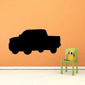 Black truck wall decal silhouette for vinyl car wall decor