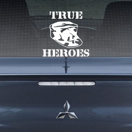 Image of True Heroes Decal