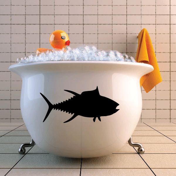 Image of Tuna Fish Wall Decal - Vinyl Decal - Car Decal - 002