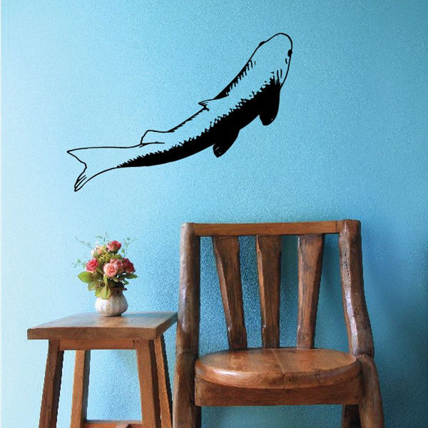 Brown trout fish wall decal