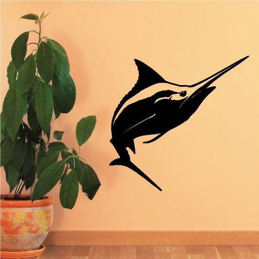 Image of Turning Marlin Decal