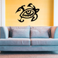 Abstract turtle eye decal with black stylized eye and claws