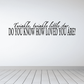 Wall decal with script text: Twinkle twinkle little star, do you know how loved you are