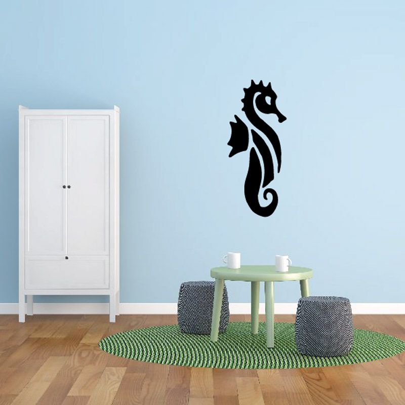 Image of Twist Body Seahorse Decal