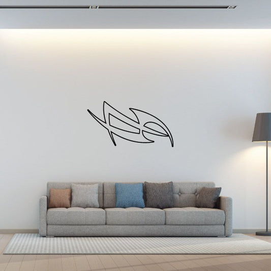 Image of Twisted Ghost Flames Car Decal - Vinyl Decal - Wall Decal - CF103