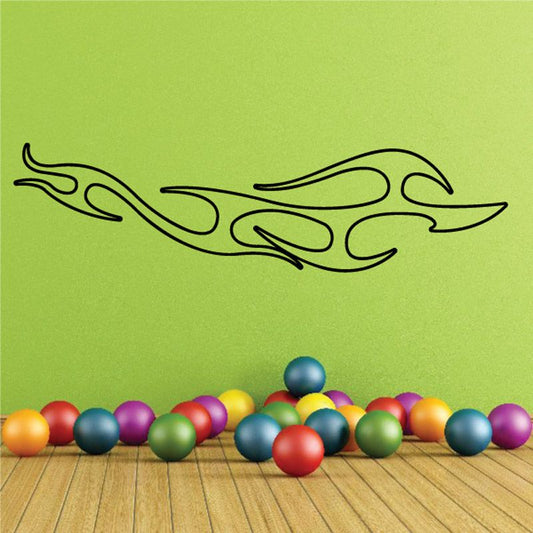 Image of Twisted Ghost Flames Car Decal - Vinyl Decal - Wall Decal - CF129