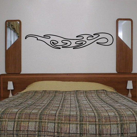 Image of Twisted Ghost Flames Car Decal - Vinyl Decal - Wall Decal - CF153