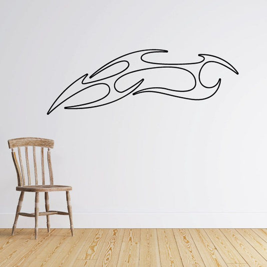 Image of Twisted Ghost Flames Car Decal - Vinyl Decal - Wall Decal - CF176