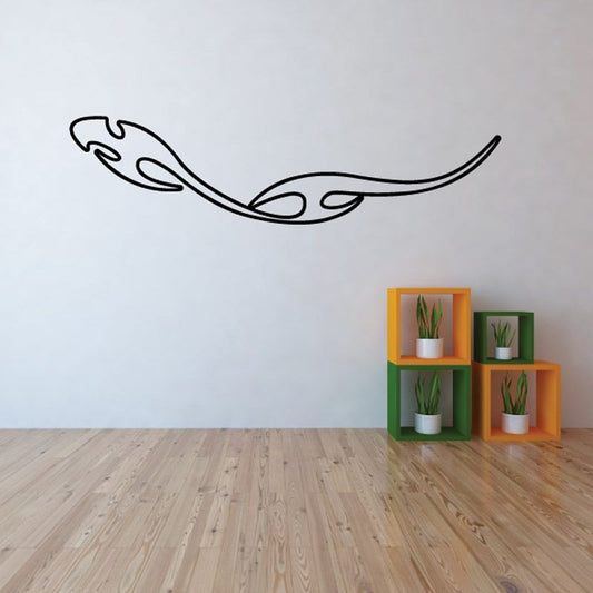 Image of Twisted Ghost Flames Car Decal - Vinyl Decal - Wall Decal - CF225