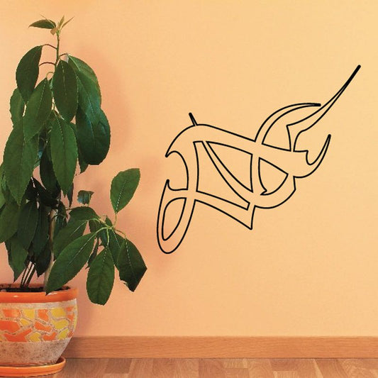 Image of Twisted Ghost Flames Car Decal - Vinyl Decal - Wall Decal - CF355