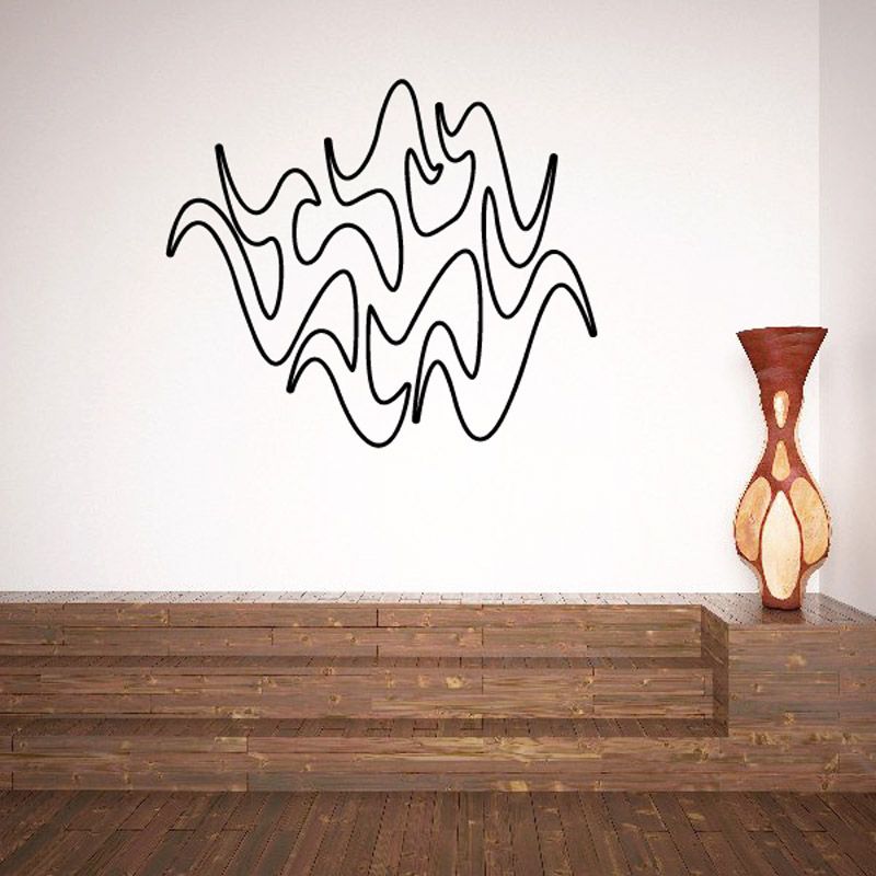 Image of Twisted Ghost Flames Car Decal - Vinyl Decal - Wall Decal - CF400