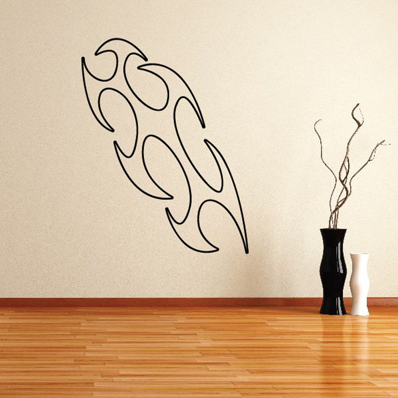 Image of Twisted Ghost Flames Car Decal - Vinyl Decal - Wall Decal - CF463