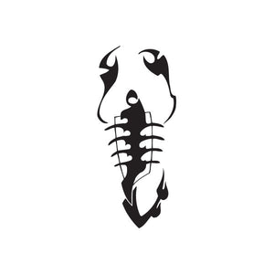 Black stylized cat wall decal silhouette