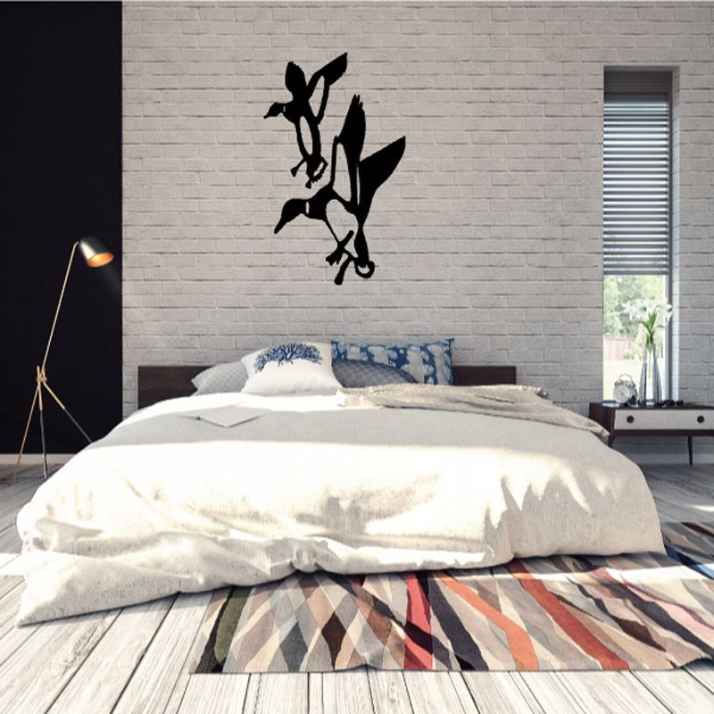 Image of Two Ducks Flapping Decal