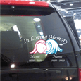 Image of Two Tone Baby Custom In Loving Memory Decal