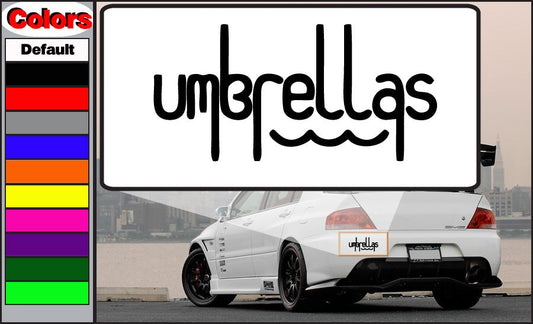 Image of Umbrellas02 Decal