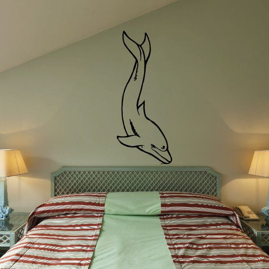 Image of Underwater Dolphin Decal