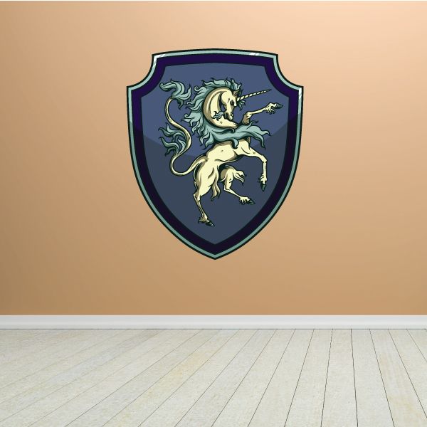 Image of Unicorn Family Crest Sticker