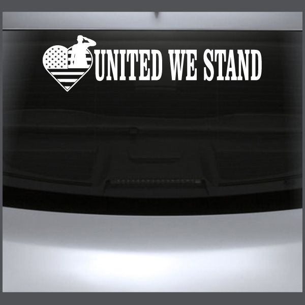 Image of United We Stand Decal