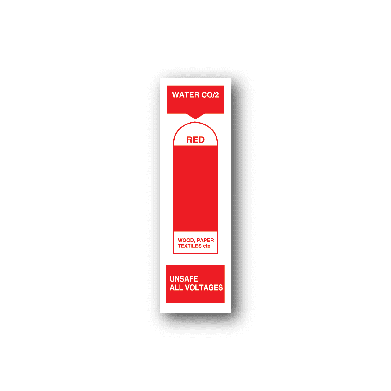 Image of Unsafe All Voltages Sticker