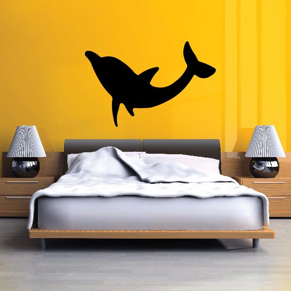 Image of Up Turned Dolphin Decal