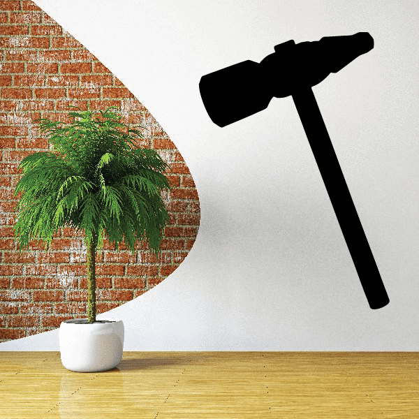 Image of Upholstery Hammer Silhouette Decal