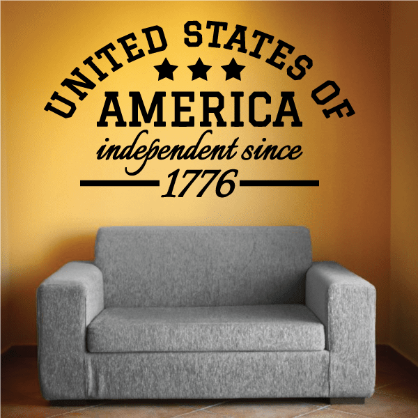 Image of USA Since 1776 Decal