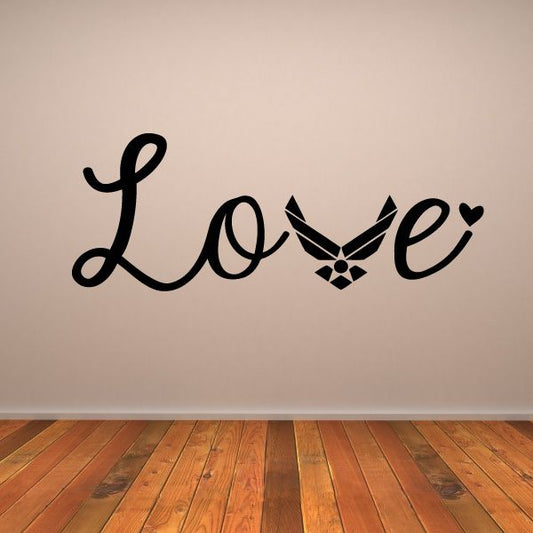 Image of USAF Love Decal