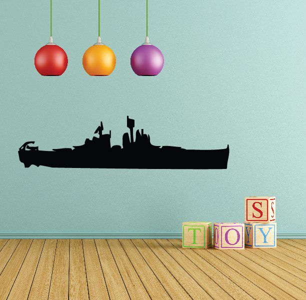 Image of USS New Jersey Decal